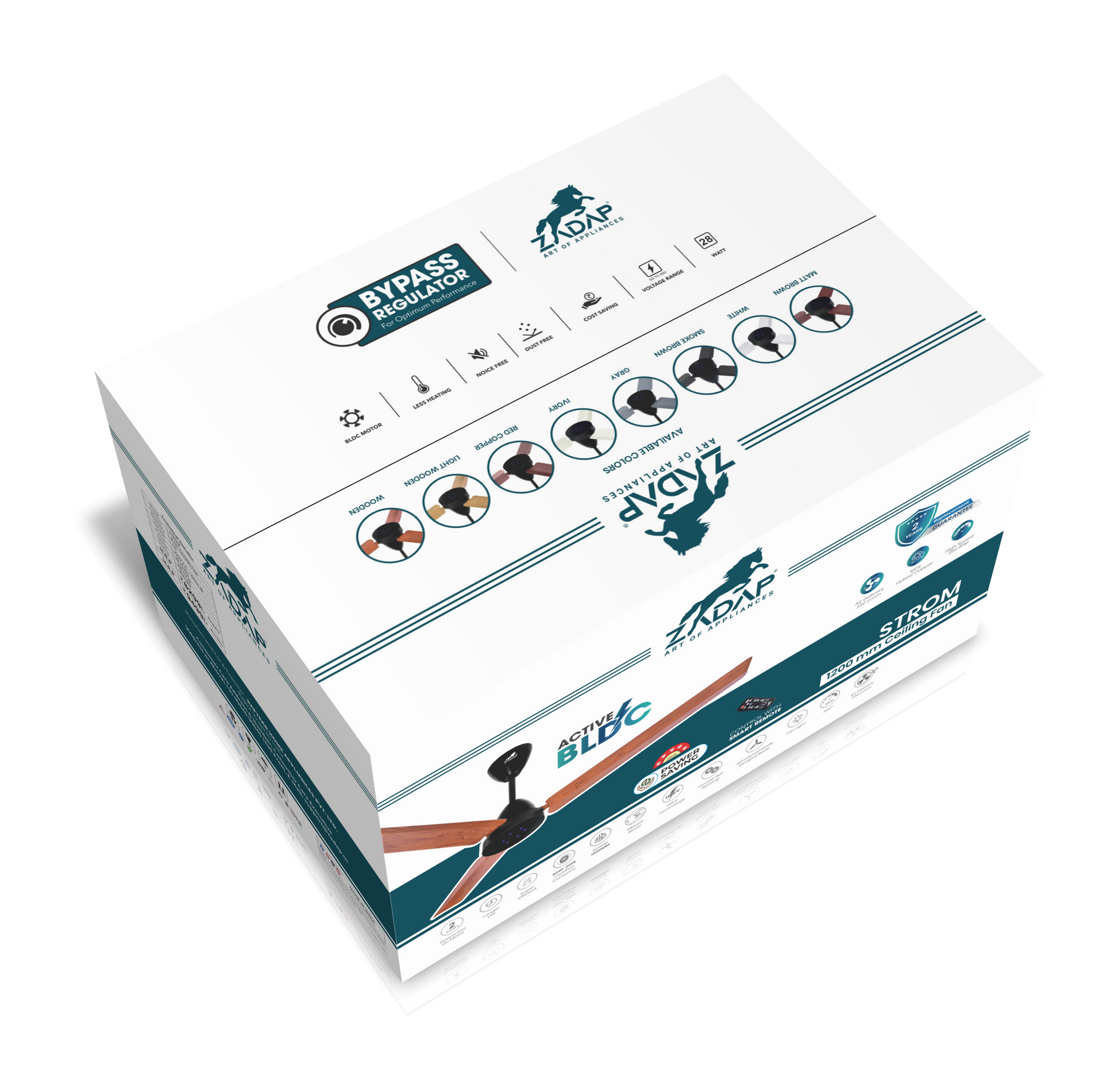 Zadap STROM High Speed BLDC Fan with Remote