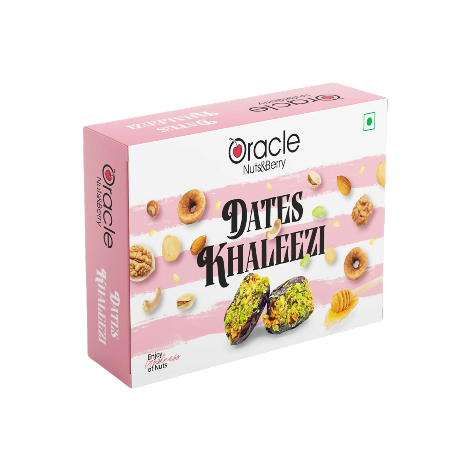 Oracle Dates Khaleezi – Premium Stuffed Dates with Nuts, Pista & Honey Notes (100Gm)