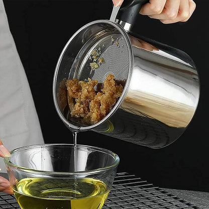 Premium Stainless Steel Oil Filter Pot (1.3 Ltr)