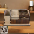 Lifetime Calendar Desk Organizer – Multipurpose Wooden Stand