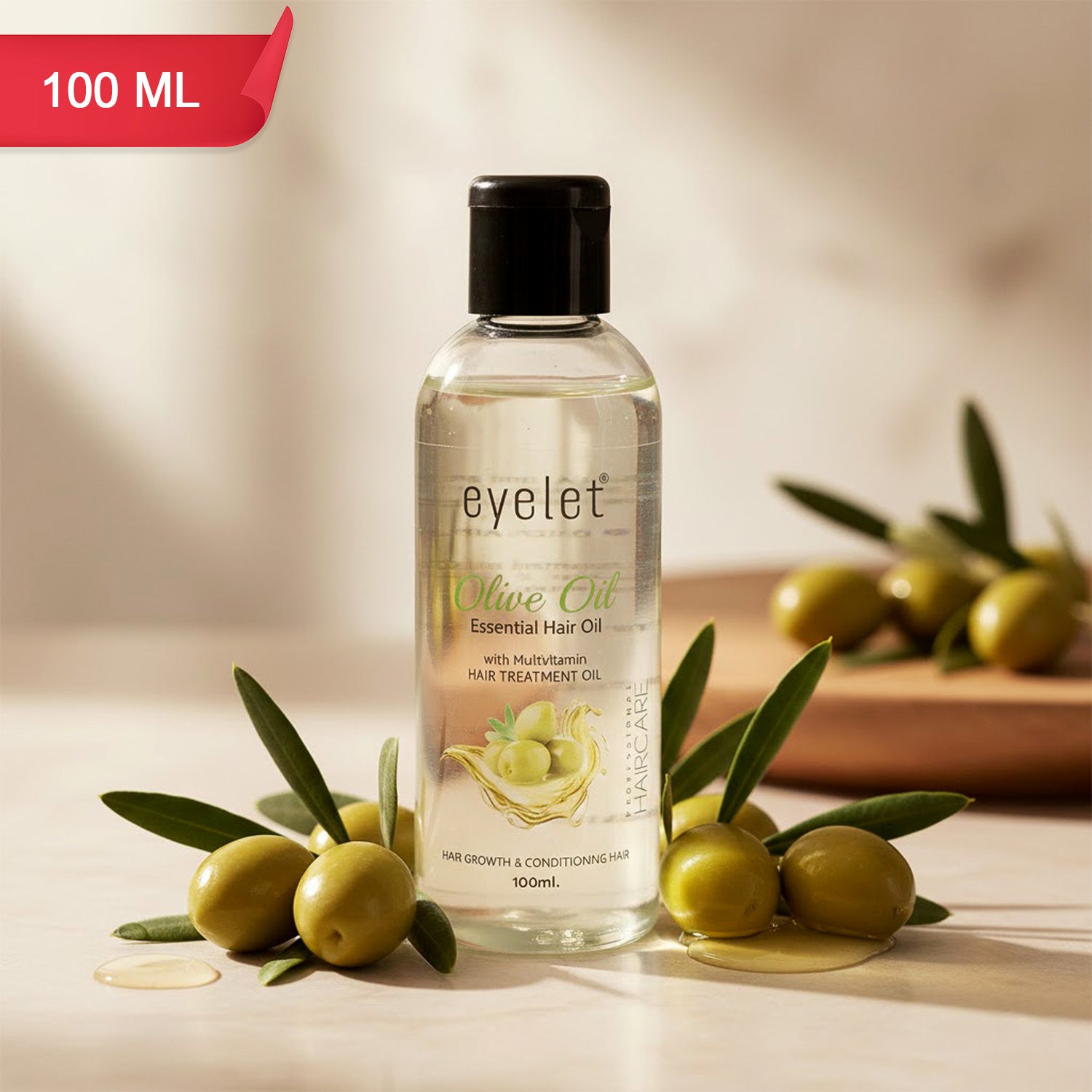 Eyelet Olive Hair Oil 100ml – Essential Oil for Hair Growth
