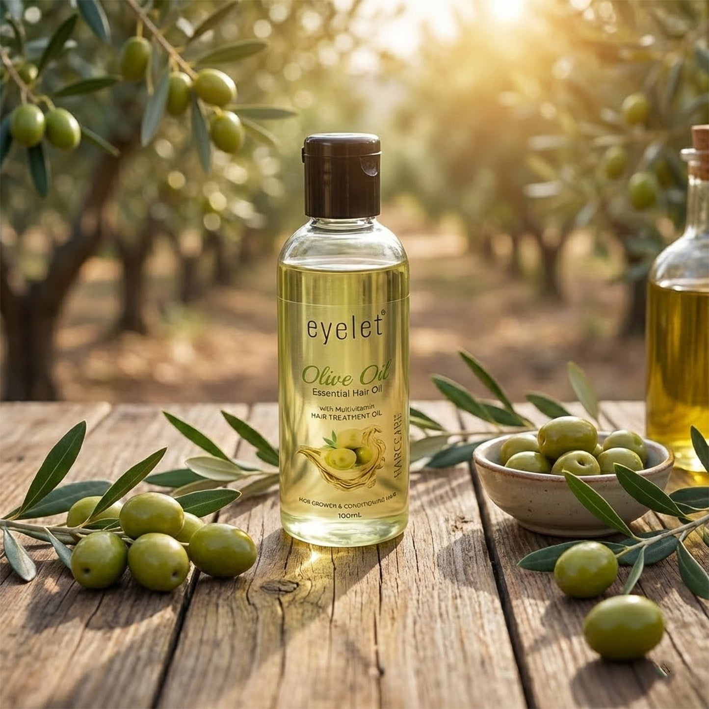 Eyelet Olive Hair Oil 100ml – Essential Oil for Hair Growth