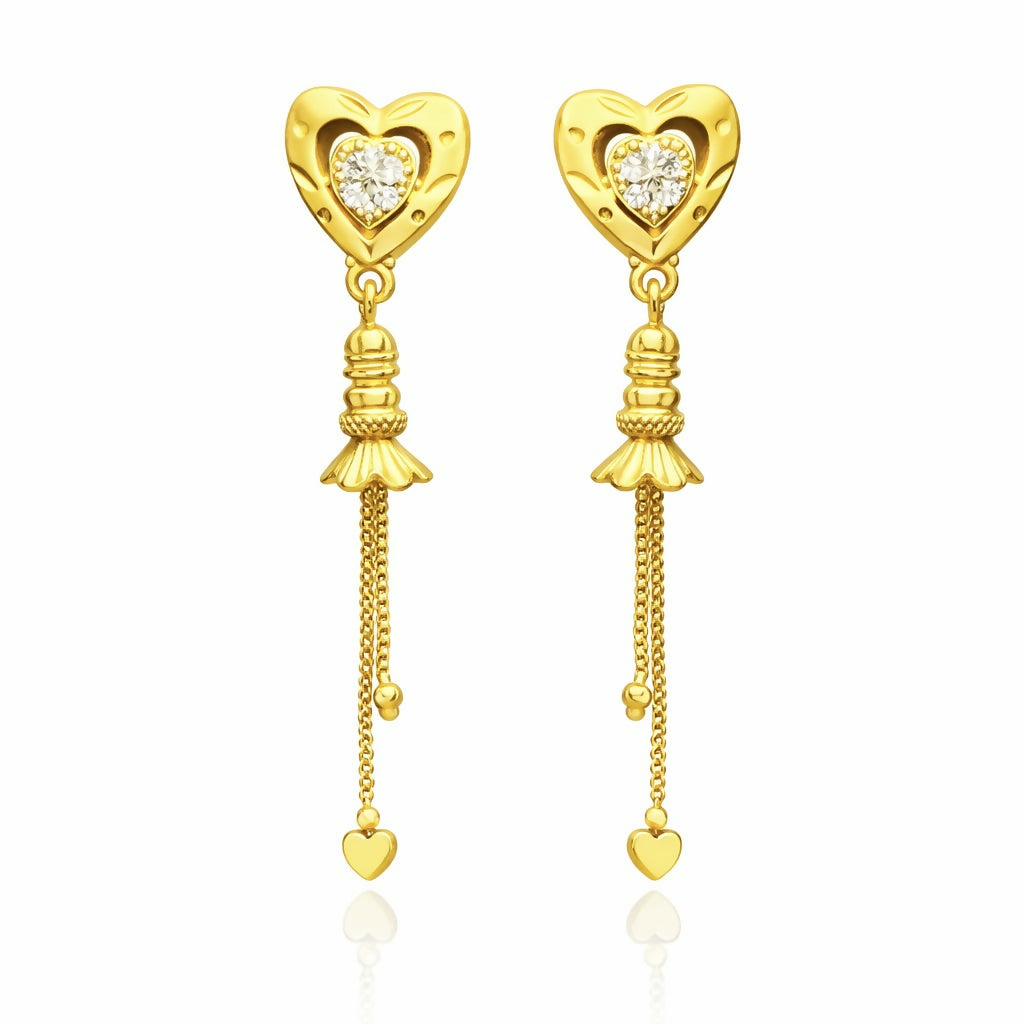 Subtle Shine Daily Wear Gold Earrings