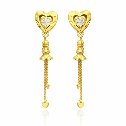 Subtle Shine Daily Wear Gold Earrings