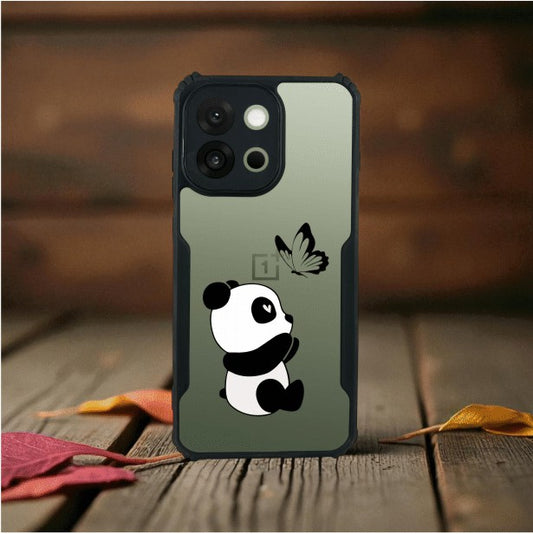 Panda and Butterfly Mobile Cover For Oneplus 13s