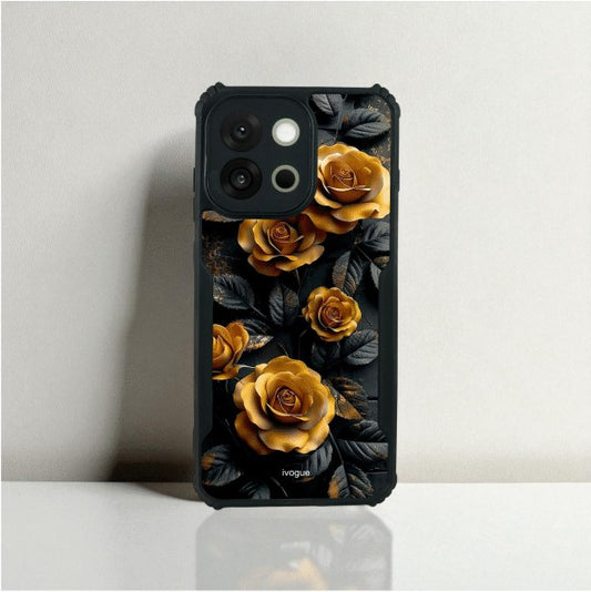Golden Rose Mobile Cover For Oneplus 13s