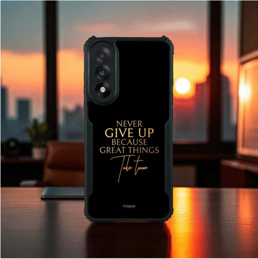 Never Give Up Mobile Cover For Oneplus Nord 5