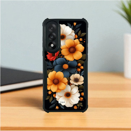 Retro Petals Mobile Cover For Oneplus Nord 5