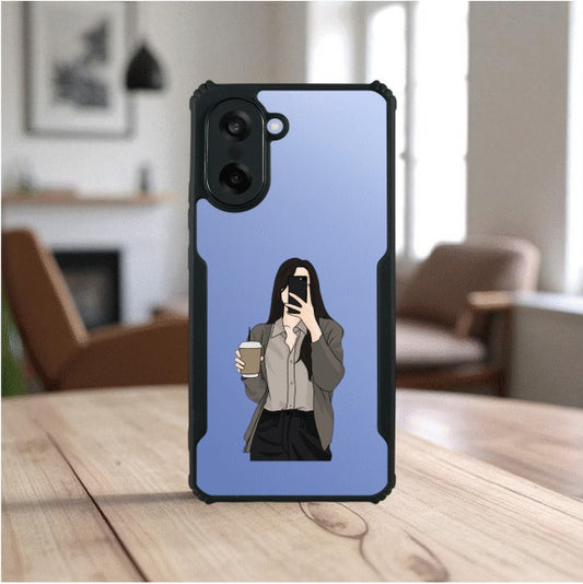 Coffee Girl Mobile Cover For Oneplus Nord CE5