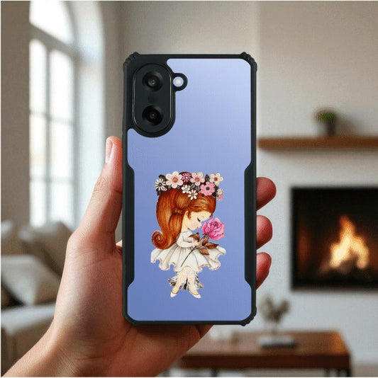 Flower Girl Mobile Cover For Oneplus Nord CE5