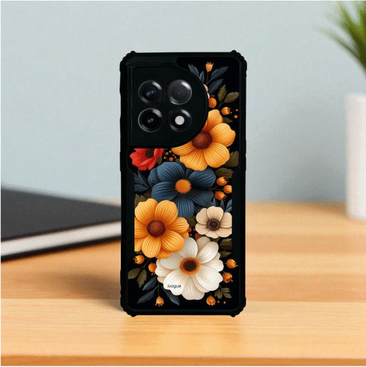Retro Petals Mobile Cover For Oneplus 11R
