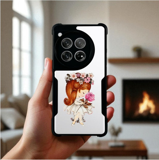 Flower Girl Mobile Cover For Oneplus 12