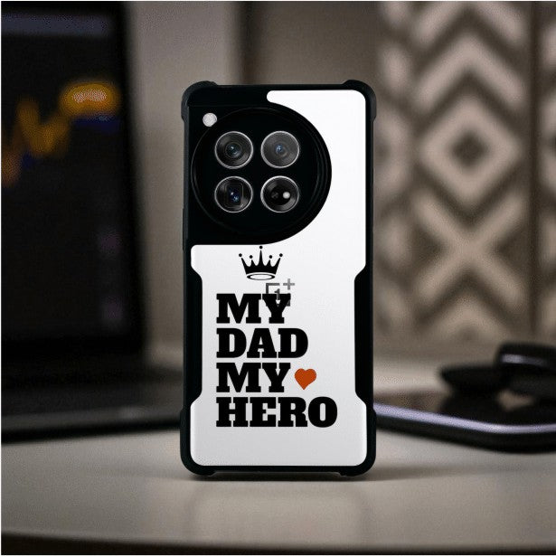 My Dad My Hero Mobile Cover For Oneplus 12