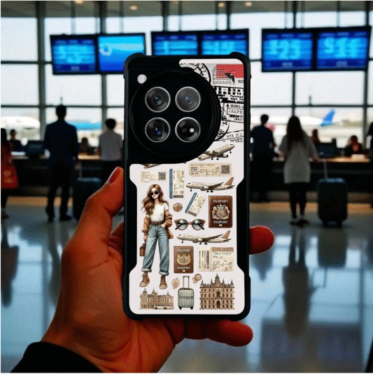 Travel Girl Vibes Mobile Cover For Oneplus 12