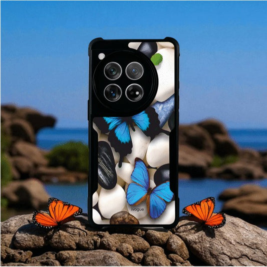 Blue Wings Beauty Mobile Cover For Oneplus 12