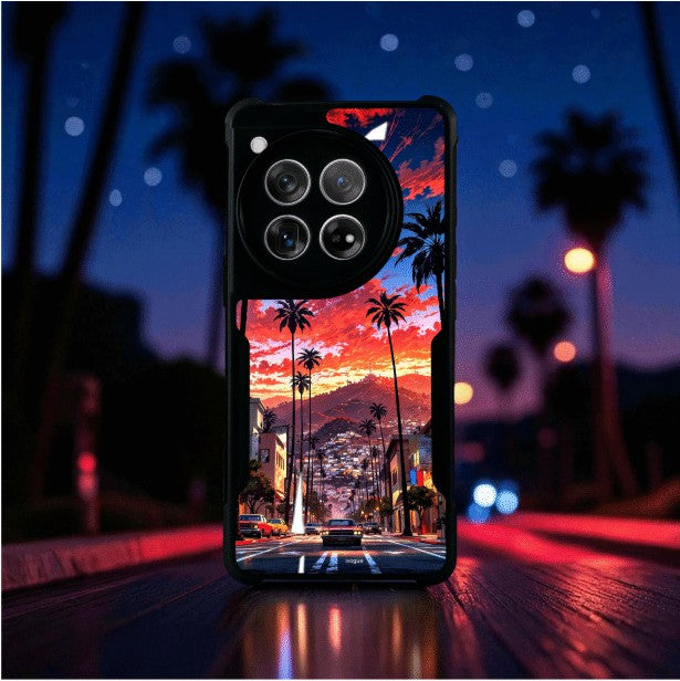 Palm City Nights Mobile Cover For Oneplus 12