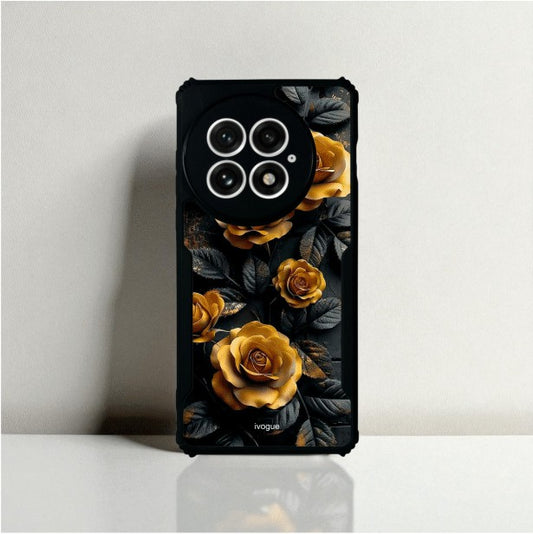 Golden Rose Mobile Cover For Oneplus 13r