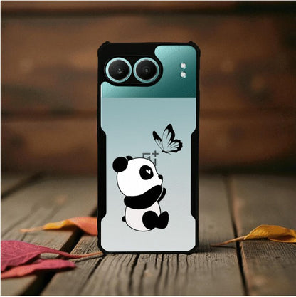 Panda and Butterfly Mobile Cover For Oneplus Nord 4