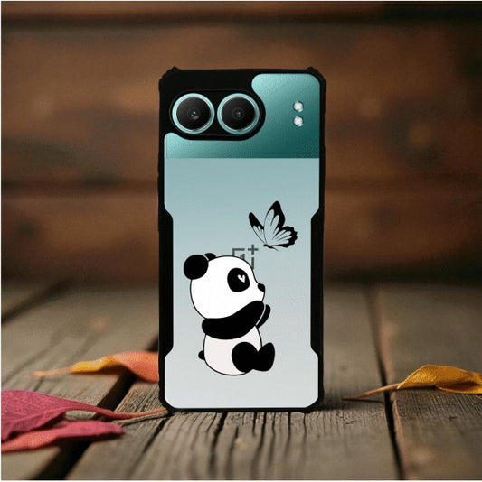 Panda and Butterfly Mobile Cover For Oneplus Nord 4