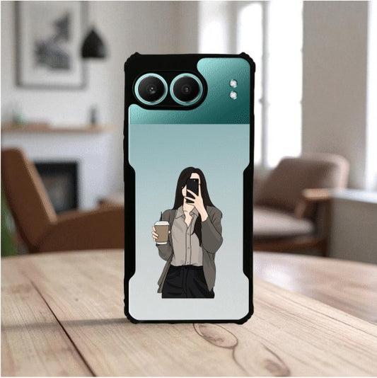 Coffee Girl Mobile Cover For Oneplus Nord 4
