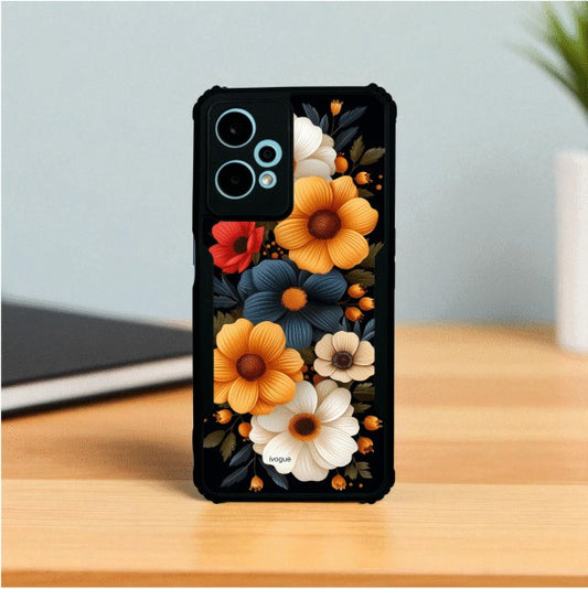 Retro Petals Mobile Cover For Oneplus Ce 2 Lite