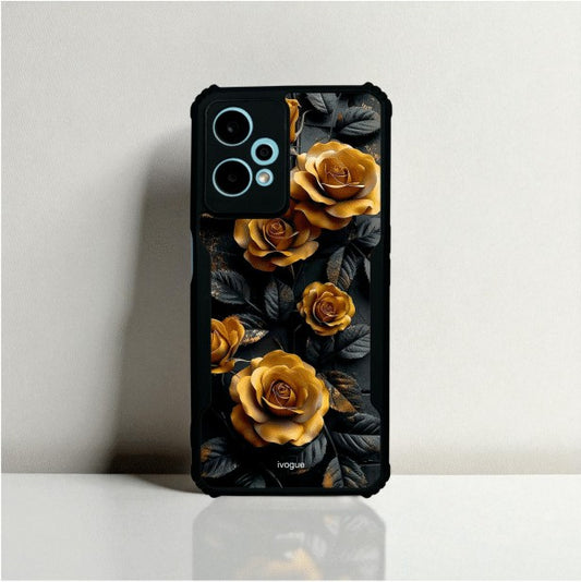 Golden Rose Mobile Cover For Oneplus Ce 2 Lite