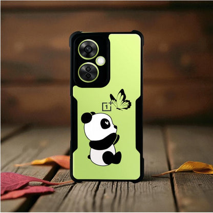 Panda and Butterfly Mobile Cover For OnePlus NORD CE 3 LITE