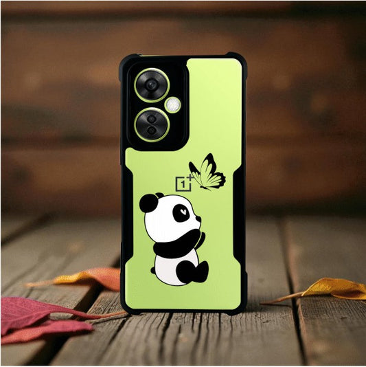 Panda and Butterfly Mobile Cover For OnePlus NORD CE 3 LITE