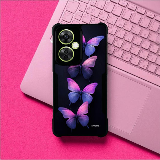 Galaxy Butterflies Mobile Cover For OnePlus NORD CE 3 LITE