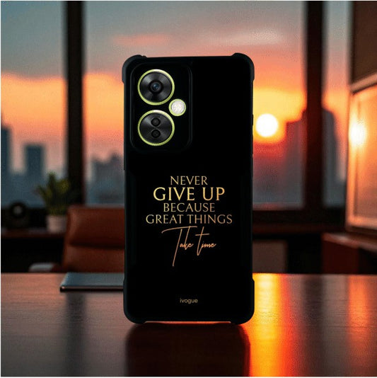 Never Give Up Mobile Cover For OnePlus NORD CE 3 LITE