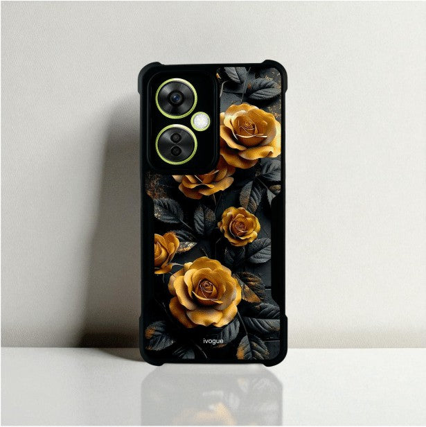 Golden Rose Mobile Cover For OnePlus NORD CE 3 LITE