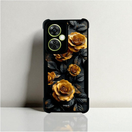 Golden Rose Mobile Cover For OnePlus NORD CE 3 LITE