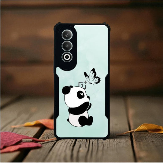 Panda and Butterfly Mobile Cover For Oneplus Nord Ce 4