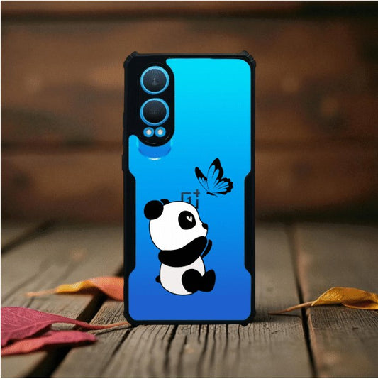 Panda and Butterfly Mobile Cover For Oneplus Nord Ce 4 Lite