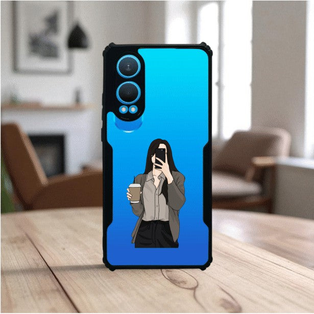 Coffee Girl Mobile Cover For Oneplus Nord Ce 4 Lite