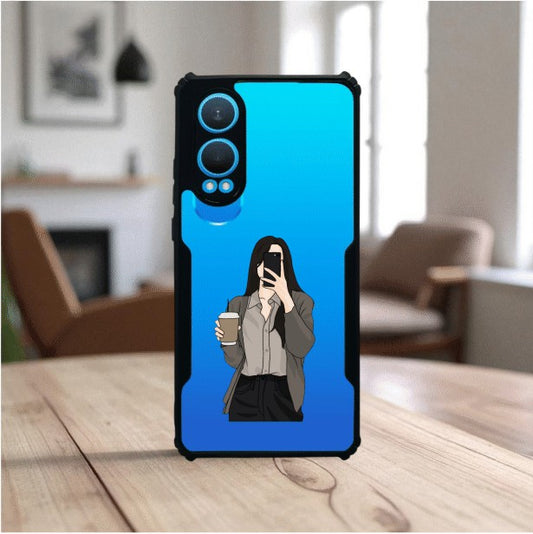 Coffee Girl Mobile Cover For Oneplus Nord Ce 4 Lite