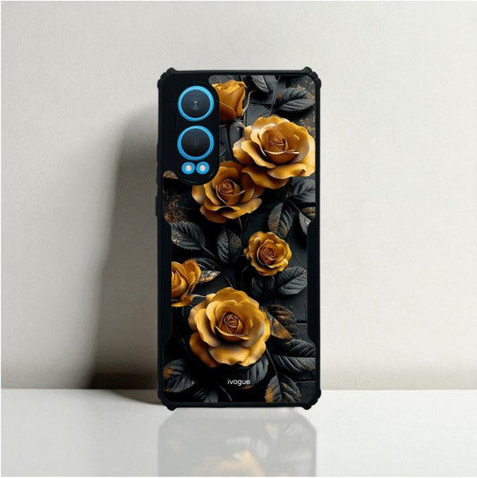 Golden Rose Mobile Cover For Oneplus Nord Ce 4 Lite