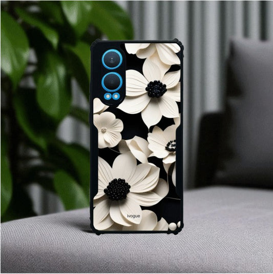 Black & Bloom Mobile Cover For Oneplus Nord Ce 4 Lite