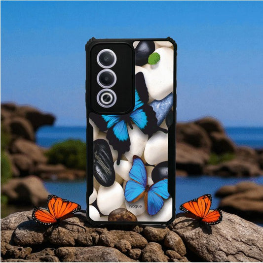Blue Wings Beauty Mobile Cover For Oppo A3 Pro