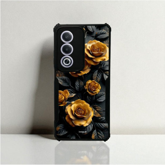 Golden Rose Mobile Cover For Oppo A3 Pro