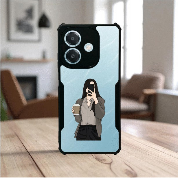Coffee Girl Mobile Cover For Oppo A3X