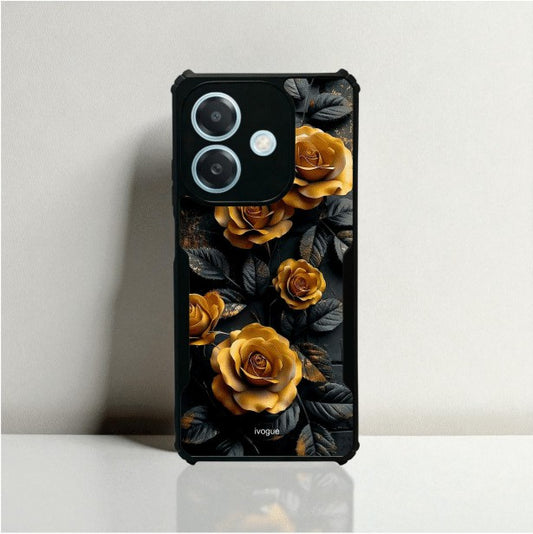 Golden Rose Mobile Cover For Oppo A3