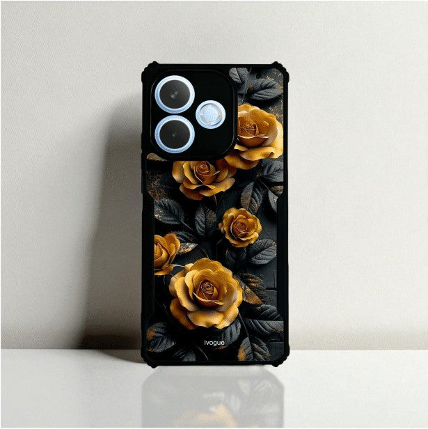 Golden Rose Mobile Cover For OPPO A5 Pro