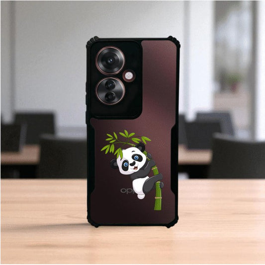 Panda and Tree Mobile Cover For Oppo F25 Pro