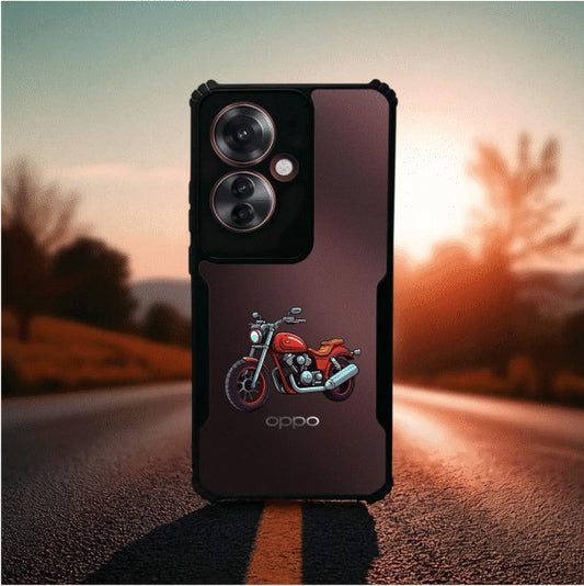 Bike Mobile Cover For Oppo F25 Pro