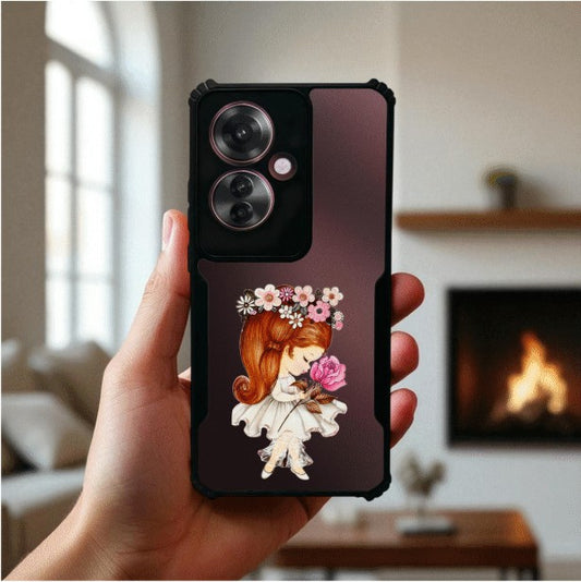 Flower Girl Mobile Cover For Oppo F25 Pro