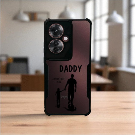 Daddy and Son Mobile Cover For Oppo F25 Pro