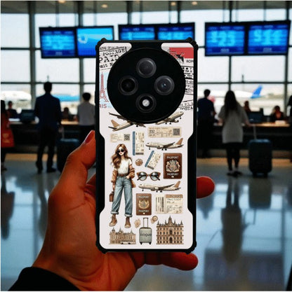Travel Girl Vibes Mobile Cover For Oppo F27