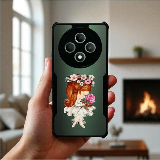Flower Girl Mobile Cover For Oppo F27