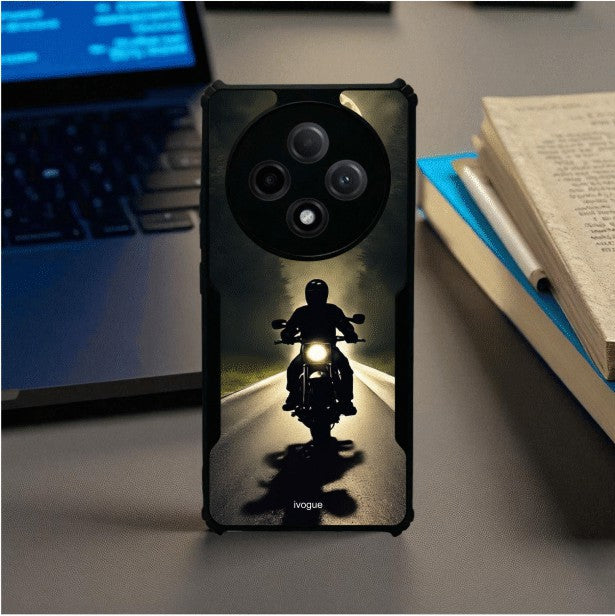 Bike Rider Mobile Cover For Oppo F27 Pro Plus